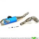 HGS Uitlaat Systeem Aluminium Blauw - GasGas EC350F Husqvarna FE350 KTM 350EXC-F