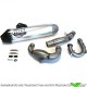 HGS Exhaust System Aluminium Carbon - Suzuki RMZ450