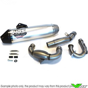 HGS Exhaust System Titanium Carbon - Suzuki RMZ450