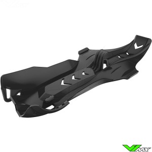 Polisport Fortress Skidplate With Linkage Protection Black - KTM 250SX Husqvarna TC250 TE250 TE300