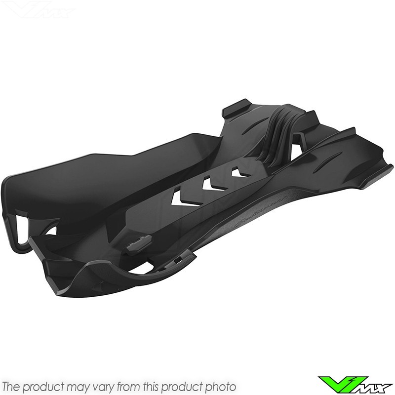 Polisport Fortress Skidplate Black - KTM 250SX 250EXC 300EXC Husqvarna TC250 TE250 TE300