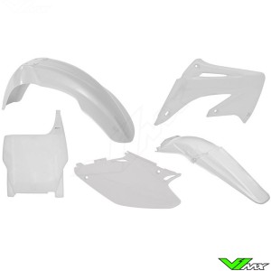 Rtech Plastic Kit White - Honda CR125 CR250