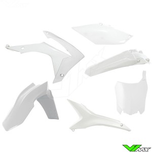 Rtech Plastic Kit White - Honda CRF250R CRF450R