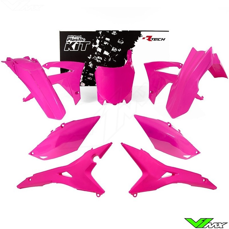 Rtech Plastic Kit Neon Pink - Honda CRF250R CRF450R