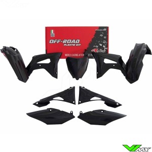 Rtech Plastic Kit Black - Honda CRF250R CRF450R