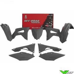 Rtech Plastic Kit Quantum Grey - Honda CRF250R CRF450R