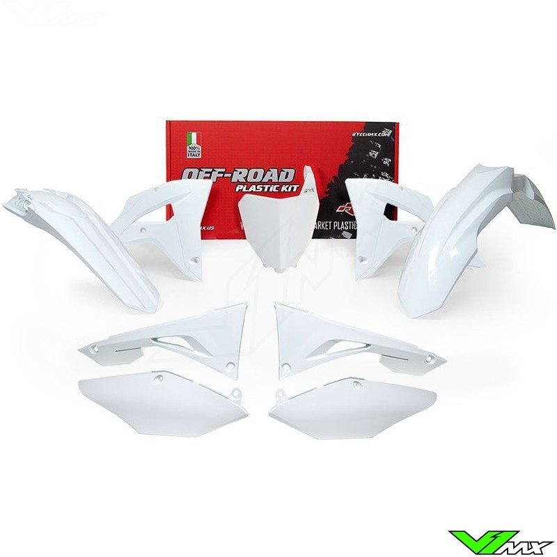 Rtech Plastic Kit White - Honda CRF250RX CRF450RX