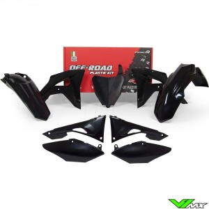 Rtech Plastic Kit Black - Honda CRF250RX CRF450RX
