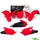 Rtech Plastic Kit CR Red / Black - Yamaha YZF250 YZF450