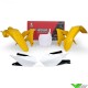 Rtech Plastic Kit Y Yellow / White - Yamaha YZF250 YZF450 YZF250X YZF450X