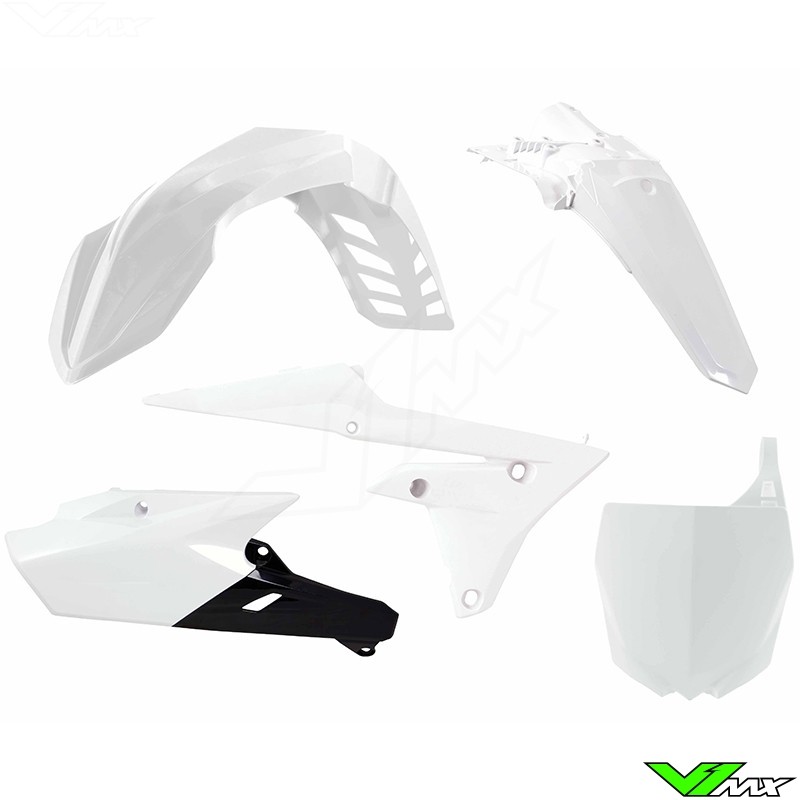 Rtech Plastic Kit White / Black - Yamaha YZF250X YZF450X WR250F WR450F