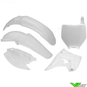 Rtech Plastic Kit White - Kawasaki KX125 KX250