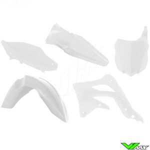 Rtech Plastic Kit White - Kawasaki KXF450