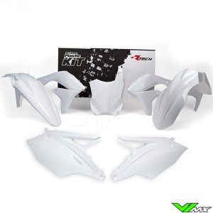 Rtech Plastic Kit White - Kawasaki KXF450