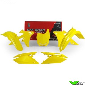 Rtech Plastic Kit RM Yellow - Suzuki RMZ250 RMZ450