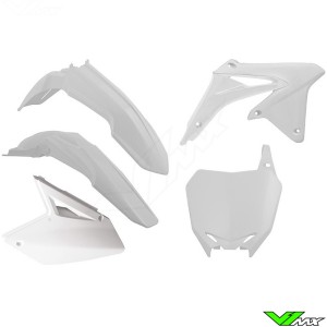Rtech Plastic Kit White - Suzuki RMZ450