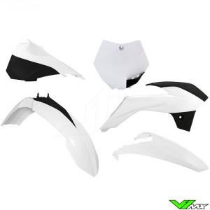 Rtech Plastic Kit White - KTM 85SX