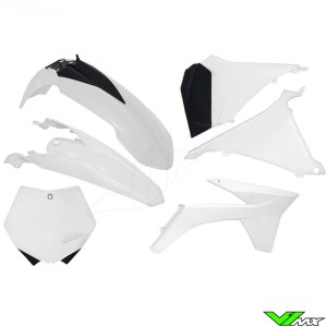 Rtech Plastic Kit White - KTM 125SX 150SX 250SX