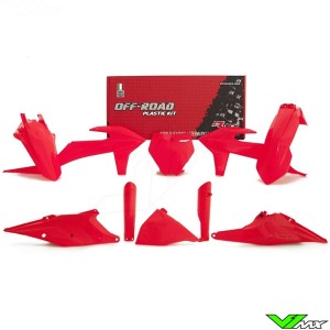 Rtech Plastic Kit Ducati Neon Red - KTM