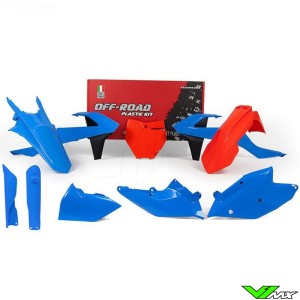 Rtech Plastic Kit Light Blue / K Orange - KTM 125SX 150SX 250SX 250XC 300XC 250XC-F 350XC-F
