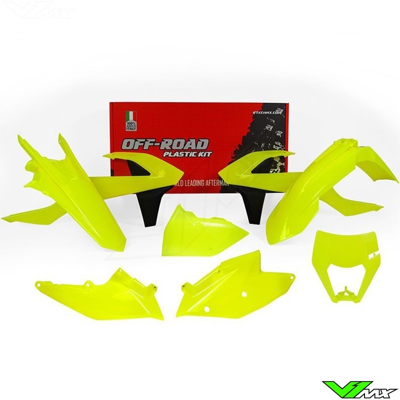 Rtech Kappenset Neon Geel - KTM 250EXC 300EXC 450EXC 500EXC 250EXC-F 350EXC-F