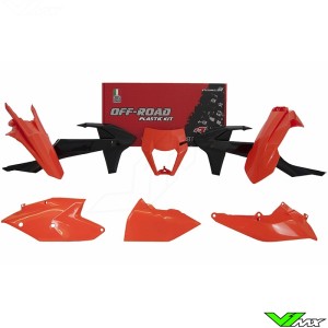 Rtech Kappenset K Oranje / Zwart - KTM 250EXC 300EXC 450EXC 500EXC 250EXC-F 350EXC-F