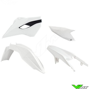 Rtech Plastic Kit White - Husaberg TE125 TE250 TE300 FE250 FE350 FE450 FE501