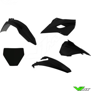 Rtech Plastic Kit Black - Husqvarna TC85