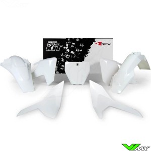 Rtech Plastic Kit White - Husqvarna FC250 FC350 FC450 FX350 FX450 TC125 TC250 TX300