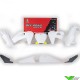 Rtech Plastic Kit White / Yellow / Grey - Husqvarna FC250 FC350 FC450 FC450RockstarEdition FX350 FX450 TC125 TC250 TX300