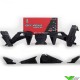 Rtech Plastic Kit Black - Husqvarna FC250 FC350 FC450 FC450RockstarEdition FX350 FX450 TC125 TC250 TX300