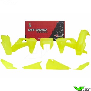 Rtech Kappenset Neon Geel - Husqvarna FE250 FE350 FE450 FE501 TE150 TE250 TE300