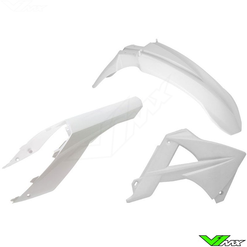 Rtech Plastic Kit White - GasGas MC250 EC125 EC250 EC300 EC250F EC450F