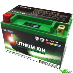 Skyrich LTX9-BS Lithium Ion Battery 12V 3Ah - Kawasaki KLX650R Suzuki DR650SE