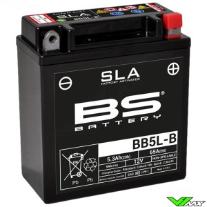 BS Battery BB5L-B SLA Battery 12V 5,3Ah - Suzuki DR650R DR650RS