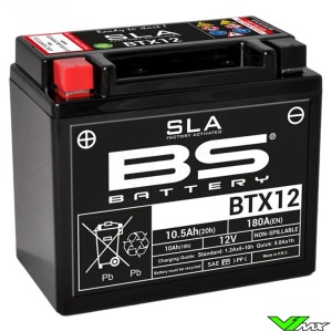 BS Battery BTX12 SLA Battery 12V 10,5Ah - Suzuki DR650RE DR650SES