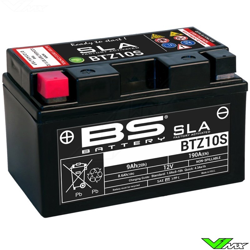 BS Battery BTZ10S SLA Battery 12V 9Ah - KTM Enduro690
