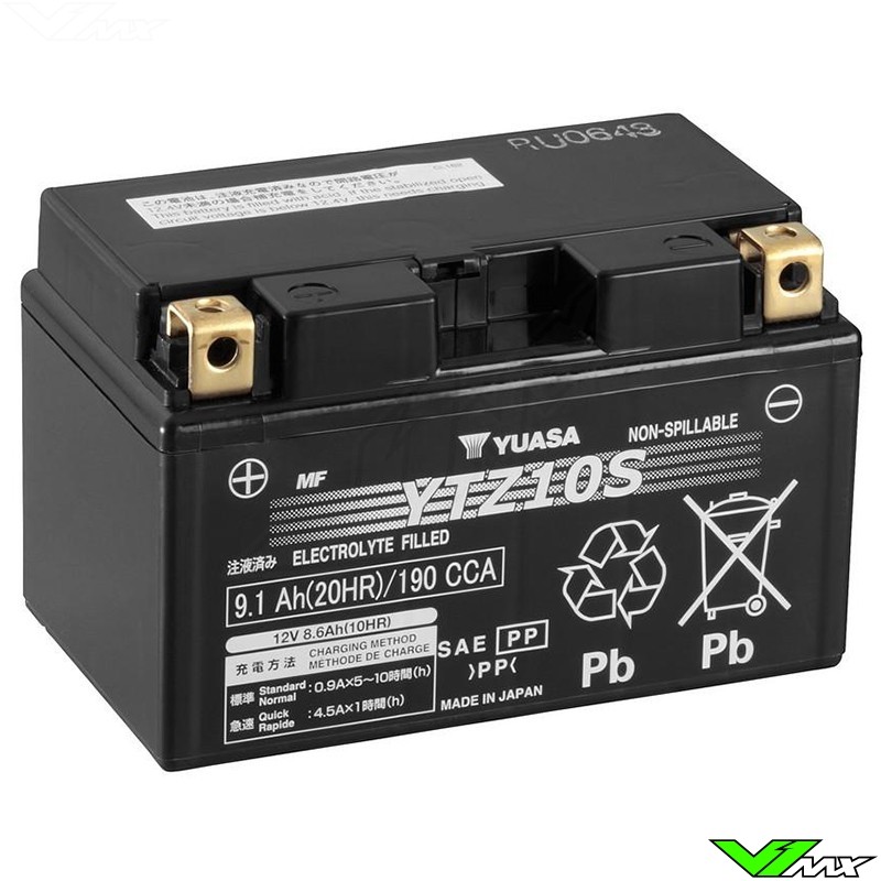 YUASA YTZ10S Battery 12V 9,1Ah - KTM Enduro690