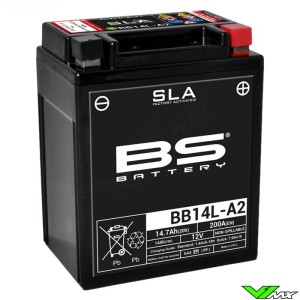 BS Battery BB14L-A2 SLA Battery 12V 14,7Ah - Kawasaki KLR650Tengaï