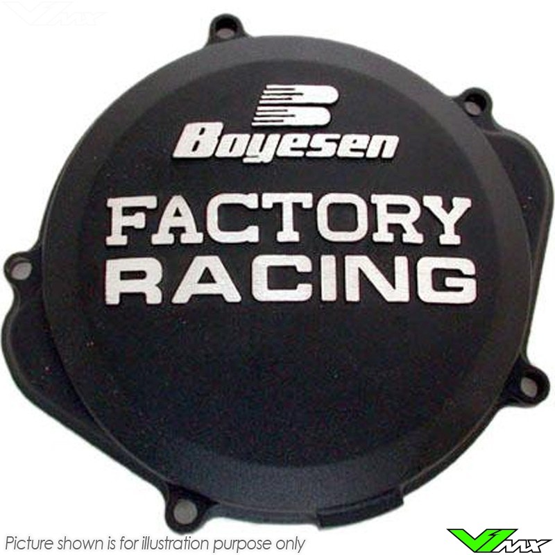 Boyesen Clutch Cover Black - KTM 125SX 150SX Husqvarna TC125 TE150i TX125 GasGas MC125