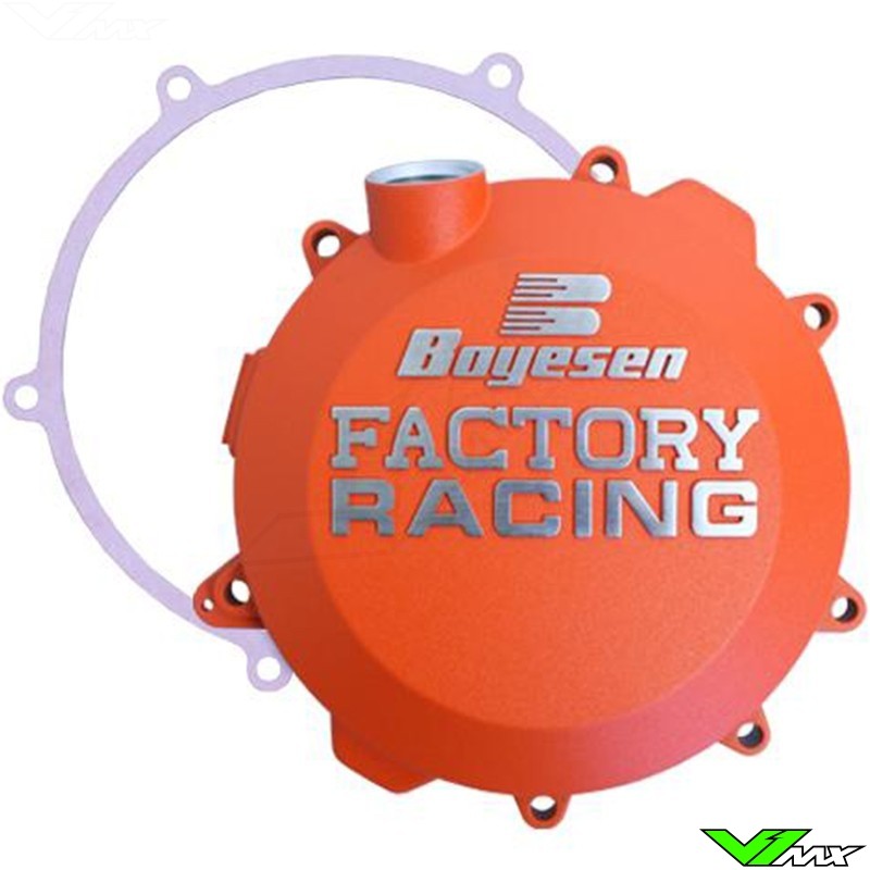 Boyesen Clutch Cover Orange - KTM 250SX 250EXC 300EXC Husqvarna TC250 TE250 TE300