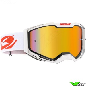 Kenny Ventury Phase 2 Motocross Goggle - White / Silver