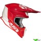 Just1 J18 Motocross Helmet - Pulsar / Red / White