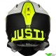 Just1 J18 Motocross Helmet - Pulsar / Fluo Yellow / White / Black