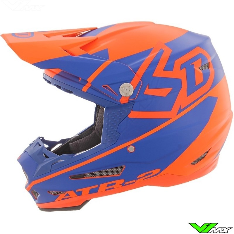 Acerbis Impact 3.0 MX Motocross Helmet Fluo Red/Blue 
