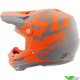 6D ATR-1 Motocross Helmet - Switch / Grey / Orange / Mat