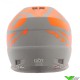 6D ATR-1 Motocross Helmet - Switch / Grey / Orange / Mat