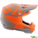 6D ATR-1 Motocross Helmet - Switch / Grey / Orange / Mat