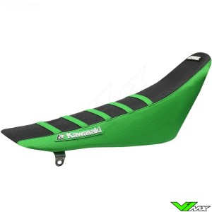 Seat cover Blackbird Zebra black/green - Kawasaki KX125 KX250