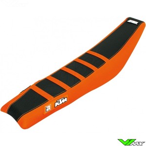 Seat cover Blackbird Zebra black/orange - KTM 125SX 150SX 250SX 250SX-F 350SX-F 450SX-F